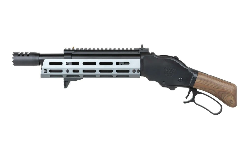 Lever Action Golden Eagle airsoft Shotgun AT8701 Grey