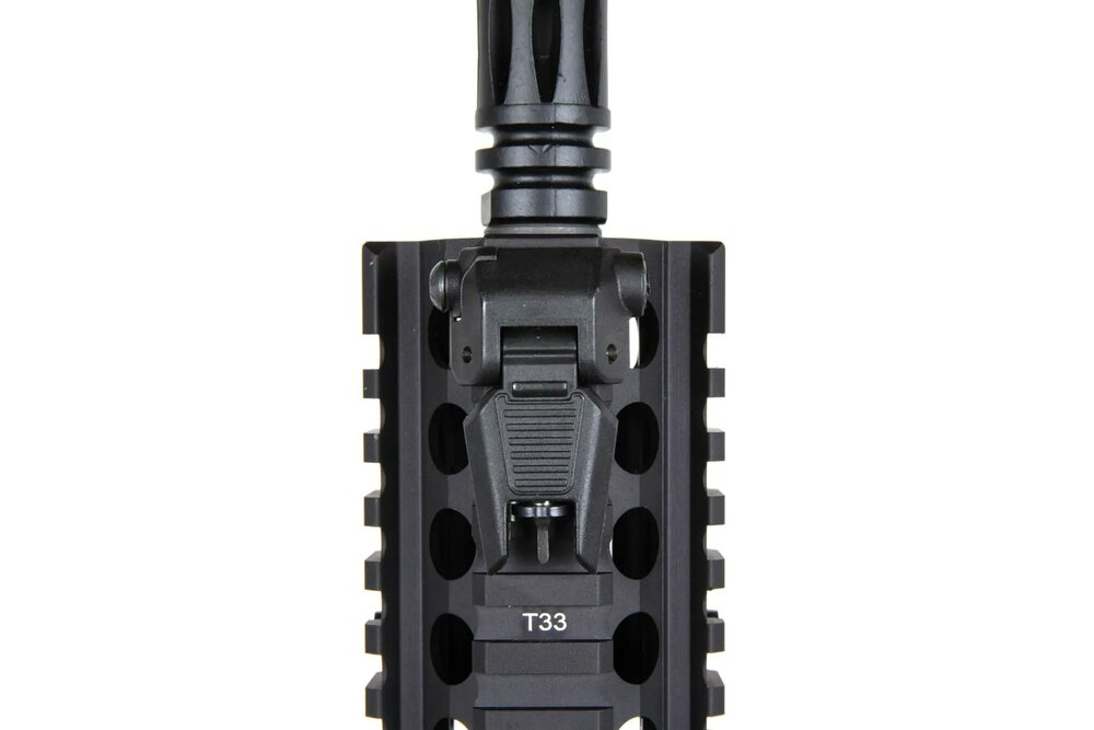 Specna Arms Daniel Defense&reg; MK18 SA-P19 Prime&trade; Aster II ETU airsoft Carbine with Brushless Motor Black