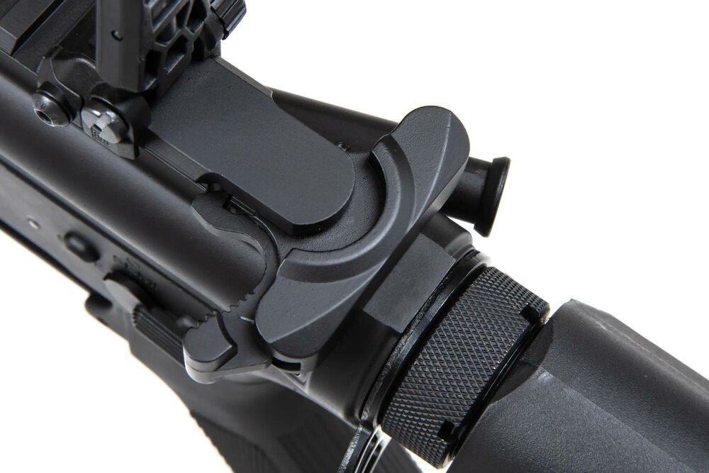 Specna Arms Daniel Defense&reg; MK18 SA-P19 Prime&trade; Aster II ETU airsoft Carbine with Brushless Motor Black