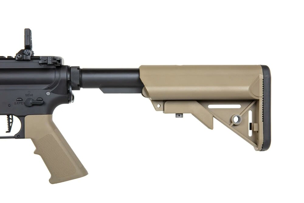 Specna Arms Daniel Defense&reg; MK18 SA-P19 Prime&trade; Aster II ETU airsoft carbine with Chaos Bronze brushless motor