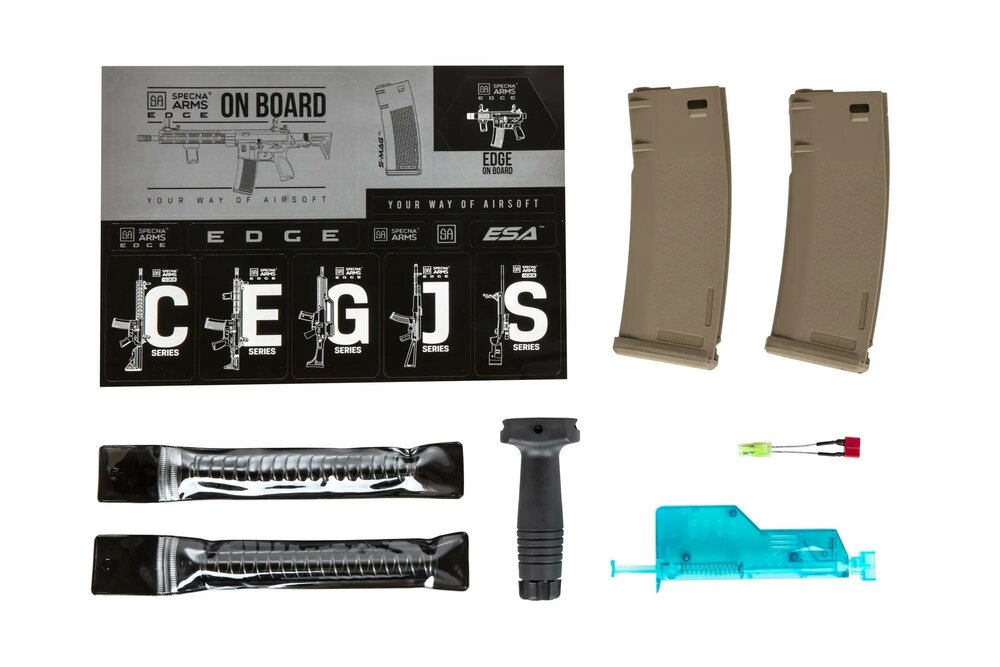 Specna Arms Daniel Defense&reg; MK18 SA-P26 Prime&trade; Aster II ETU airsoft carbine with Chaos Bronze brushless motor