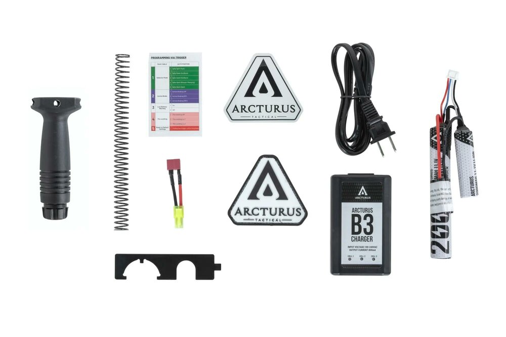 ARCTURUS LWT MK-II CQB Carbine 10" AEG SPORT SE&trade; Starter Pack Black