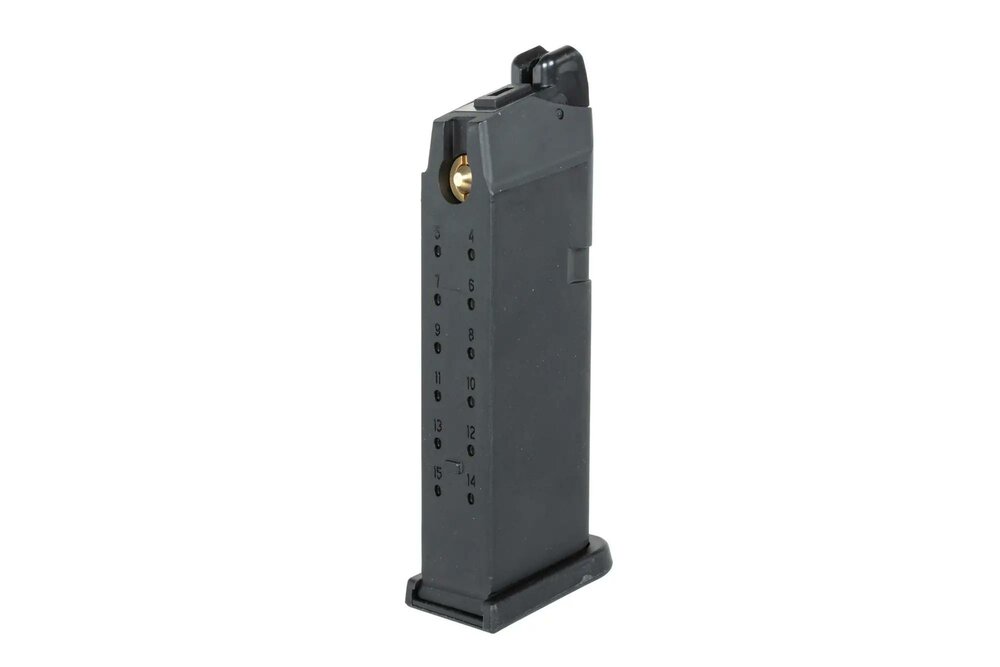 E&amp;C Green gas 20-BB magazine for Glock 19 MA016 Black
