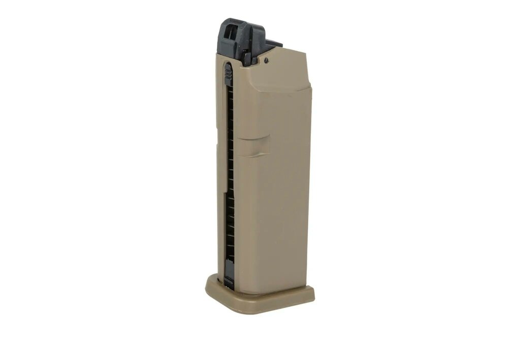 E&amp;C Green gas 20-BB magazine  for Glock 19 MA016 Flat Dark Earth 