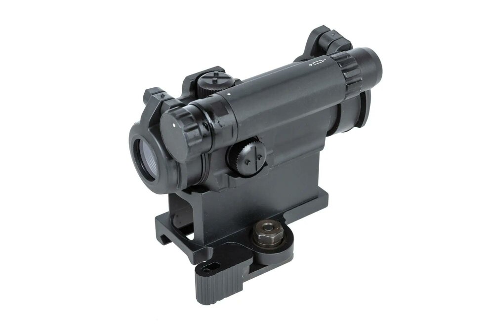 JJ Airsoft M5 red dot sight with 3 mounts Black