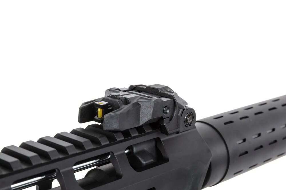  SRC DUAL POWER SR4 ZAROS-S GBB carbine with green gas magazine