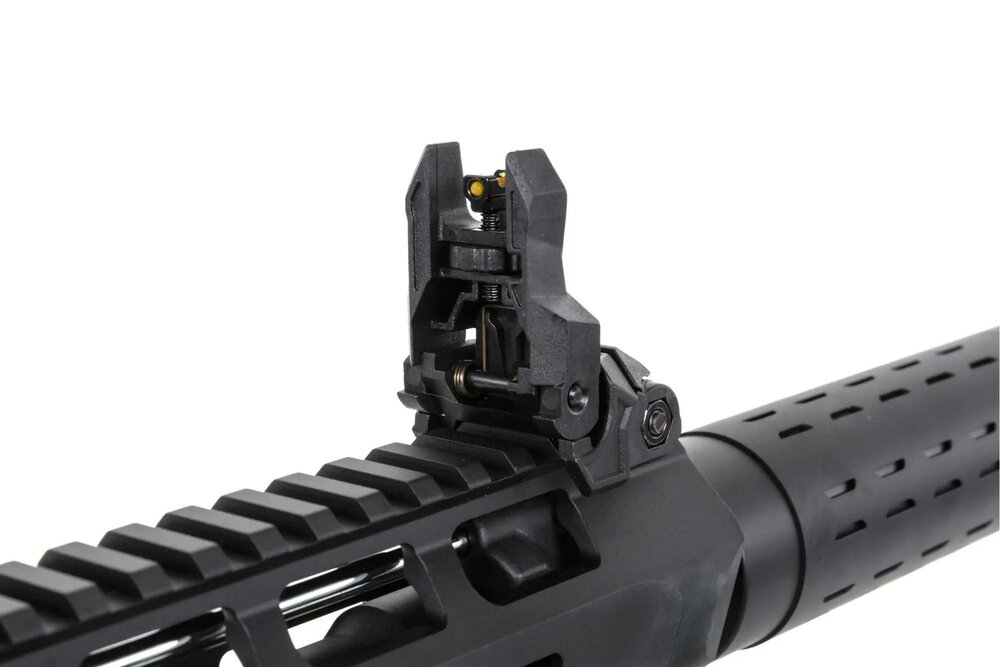  SRC DUAL POWER SR4 ZAROS-S GBB carbine with green gas magazine
