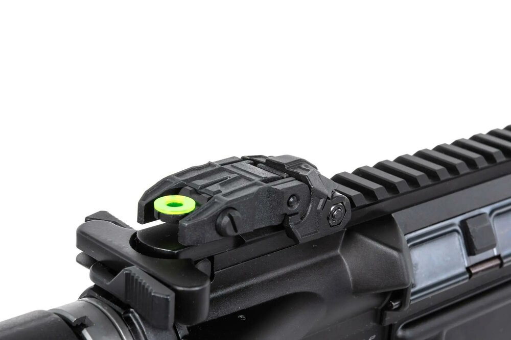  SRC DUAL POWER SR4 ZAROS-S GBB carbine with green gas magazine