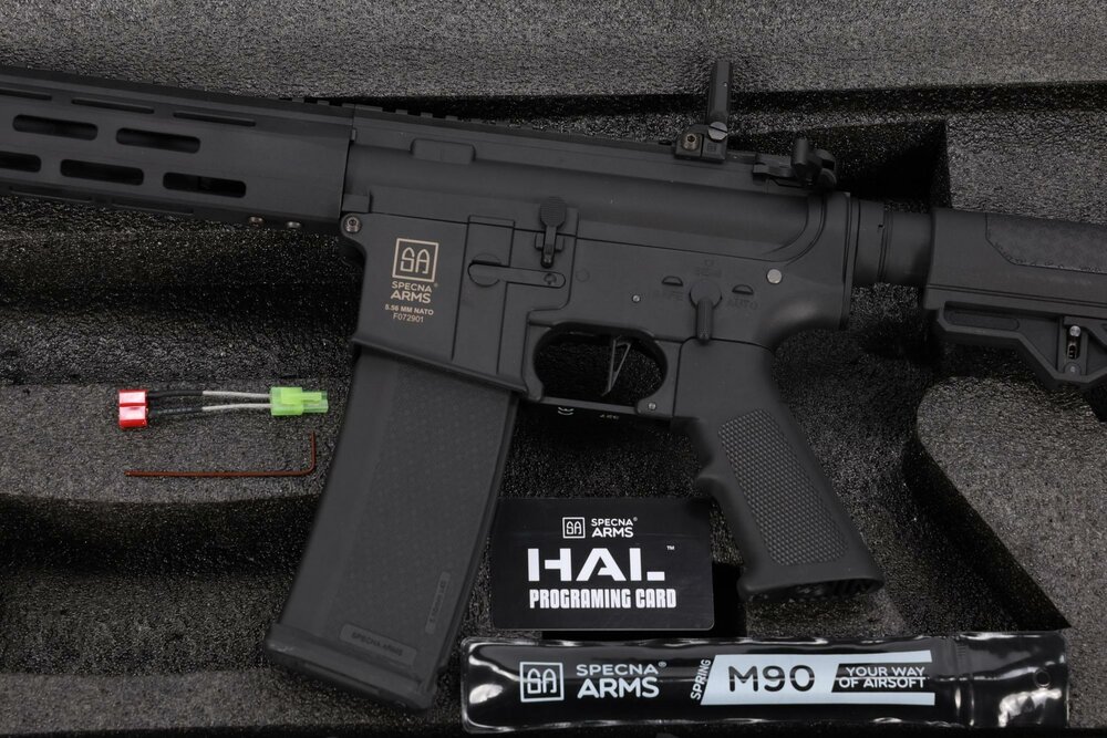 SPECNA ARMS SA-F03 FLEX&trade; Light Ops Stock HAL ETU Gen.2 &ndash; Black