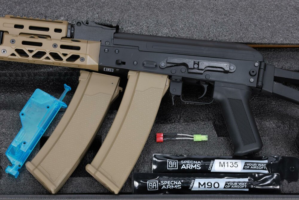 Specna Arms x KPYK SA-PJ12 PRIME&trade; Aster ETU BLDC&trade; Half-Tan airsoft Carbine
