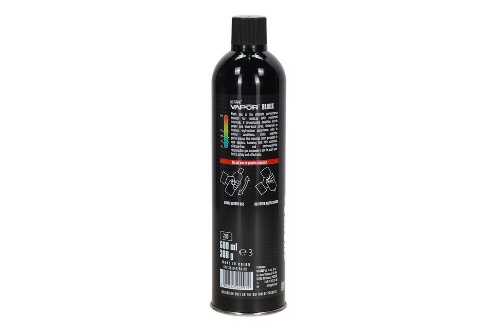 SPECNA ARMS Vapor&trade; Black 600ml Green Gas
