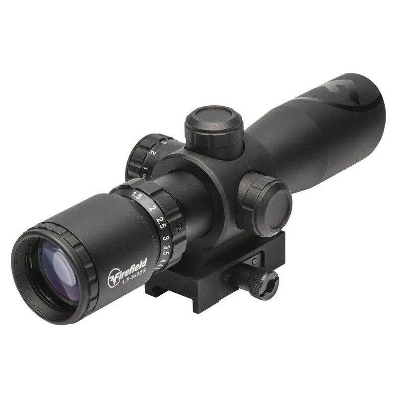 FIREFIELD FF13063 Barrage 1.5-5x32 Riflescope with Green Laser
