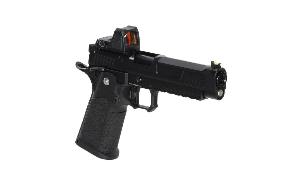 ARCTURUS Vanguard 5" Hi-Capa GBB Optics Ready met ARS-1 Red Dot &ndash; Zwart