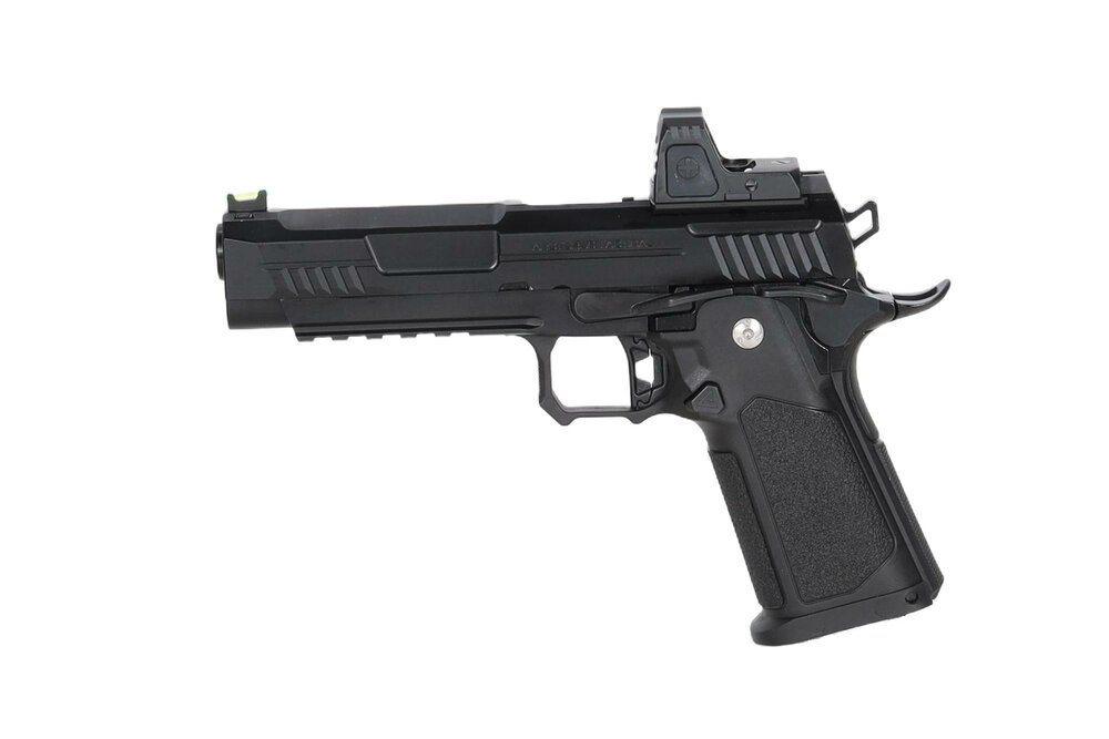 ARCTURUS Vanguard 5" Hi-Capa GBB Optics Ready met ARS-1 Red Dot &ndash; Zwart