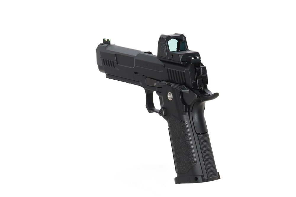 ARCTURUS Vanguard 5" Hi-Capa GBB Optics Ready met ARS-1 Red Dot &ndash; Zwart