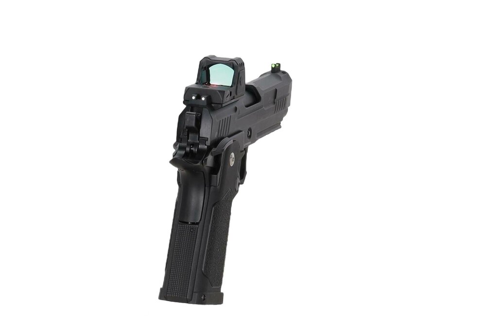 ARCTURUS Vanguard 4.3" Hi-Capa GBB Optics Ready with ARS-1 Red Dot &ndash; Black