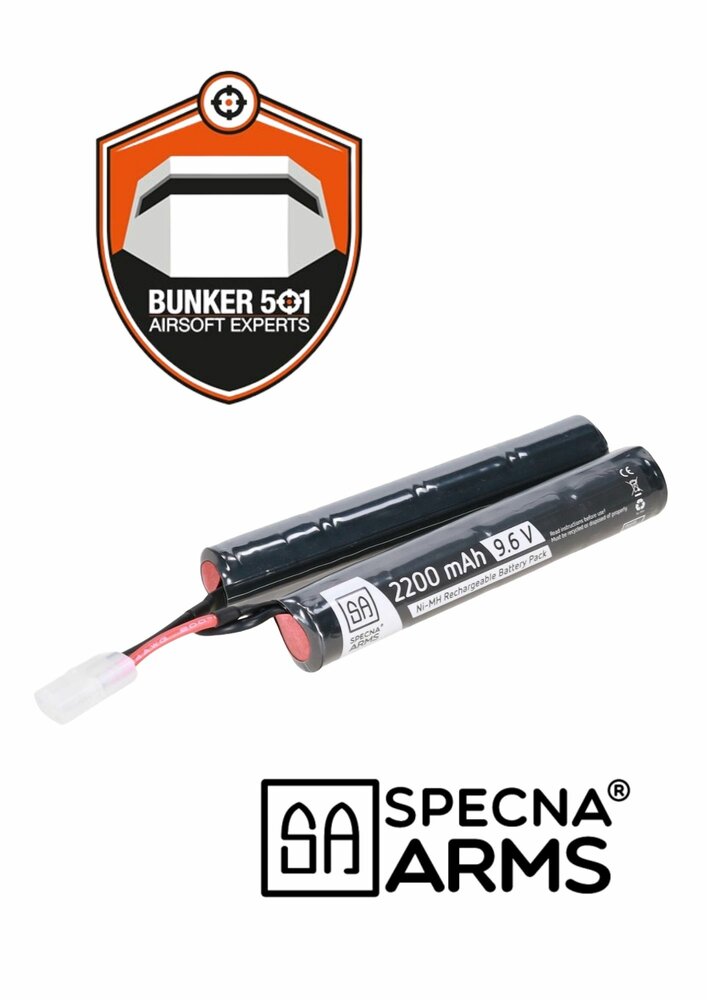 SPECNA ARMS  9.6V 2200mAh NiMH bipartite battery