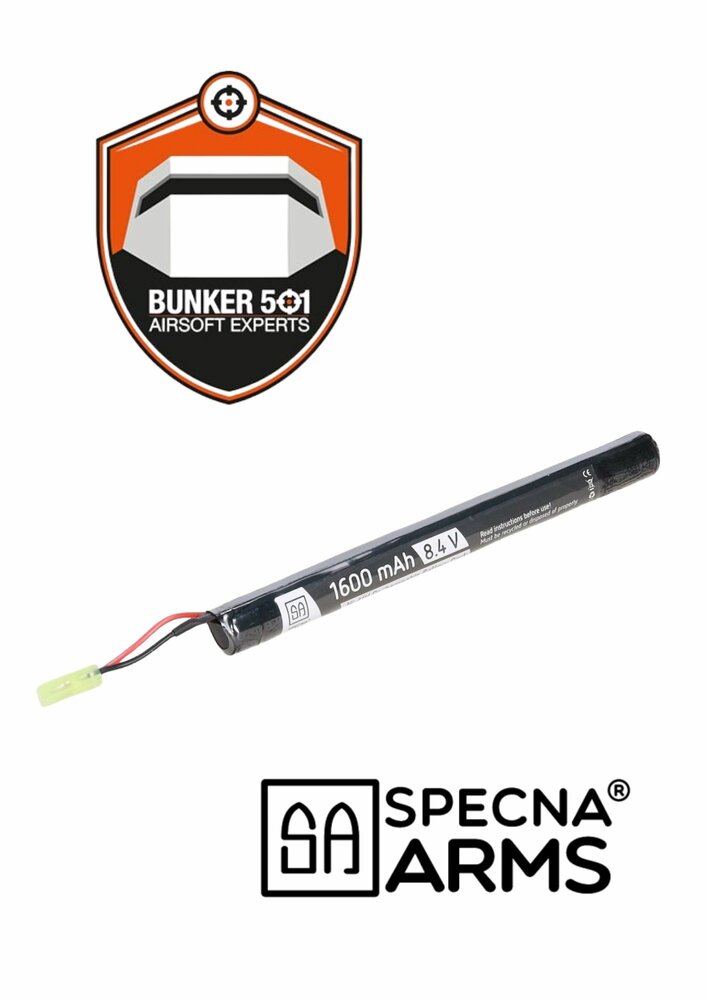 SPECNA ARMS 8.4V 1600mAh NiMH battery STICK mini tamiya