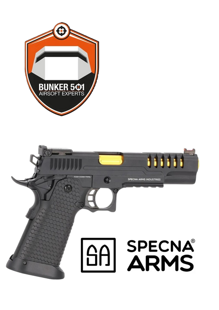 SPECNA ARMS SA-VGP25 VAPOR&trade; Black/Gold