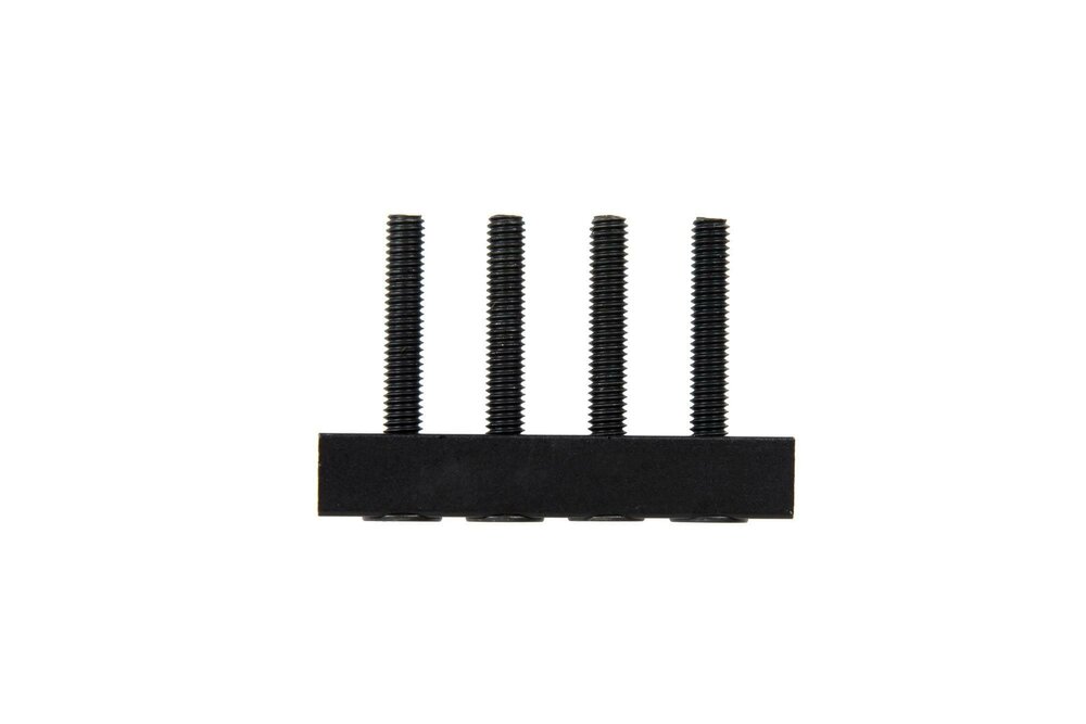 B-12 top rail for AK replicas Black