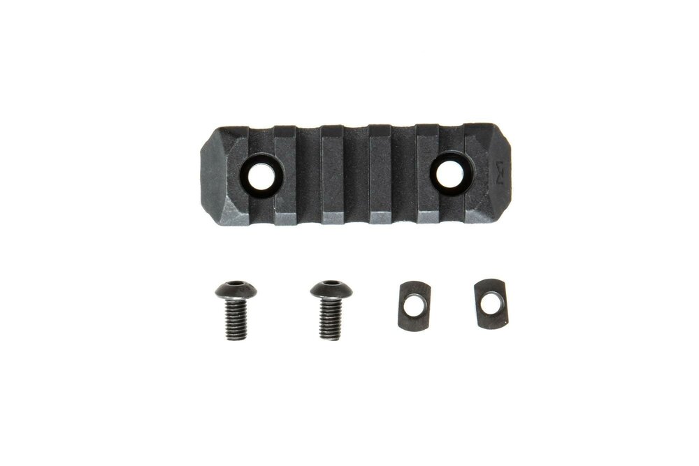 ERS &trade; M-LOK rail, 5 slots - black