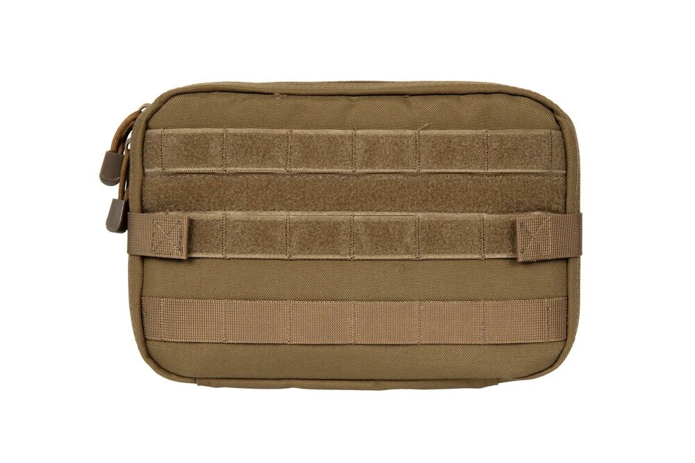 Large Administration Pouch with a Map Holder - Tan