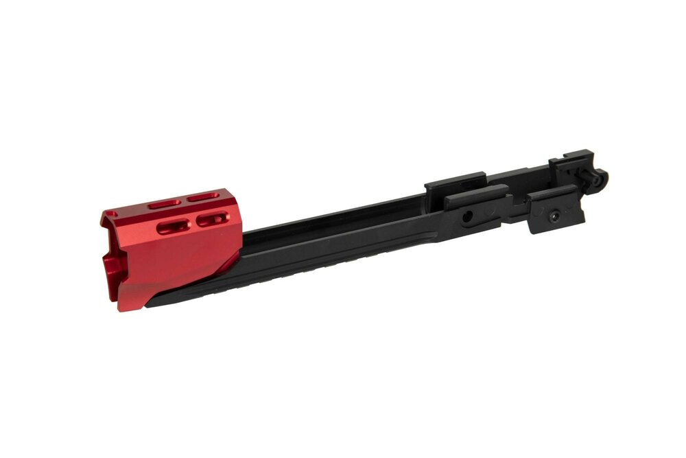 Custom Lower Frame R EDGE for Hi-Capa 5.1 + Compensator - Red