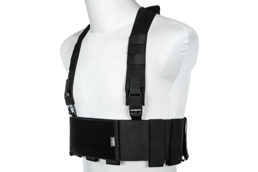 AMOMAX Low Profile Chest Rig - Black
