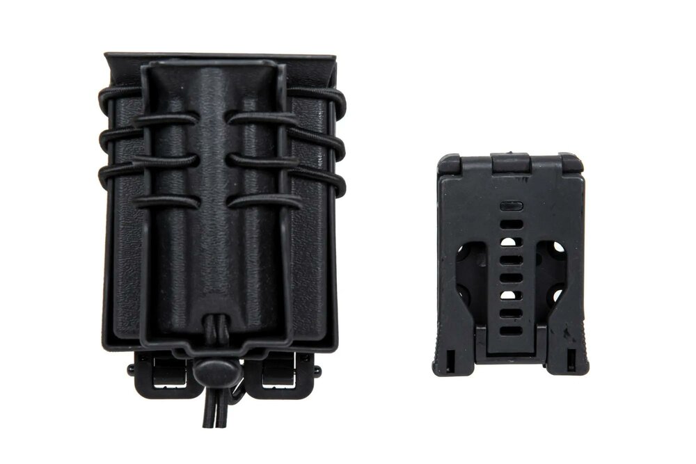Carrier for 2 M4/M16 and 9mm magazines Wosport Urban Assault Quick Pull Black