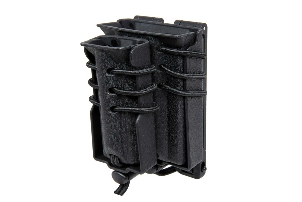 Carrier for 2 M4/M16 and 9mm magazines Wosport Urban Assault Quick Pull Black