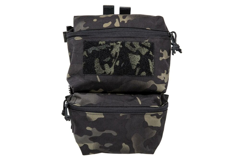 Back panel with MOLLE system for V5 PC Wosport MultiCam tactical vest Black