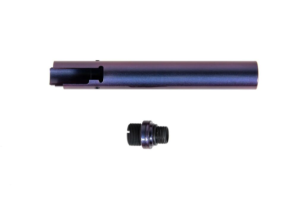 NINEBALL Hi Capa 5.1 2 Way Fixed" External Barrel Non-Recoiling Murasaki Purple