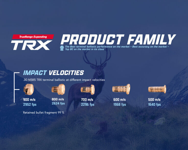 LAPUA TRX .30 (.308) 150gr N585 TrueRange Expanding Bullets &ndash; Pack 50