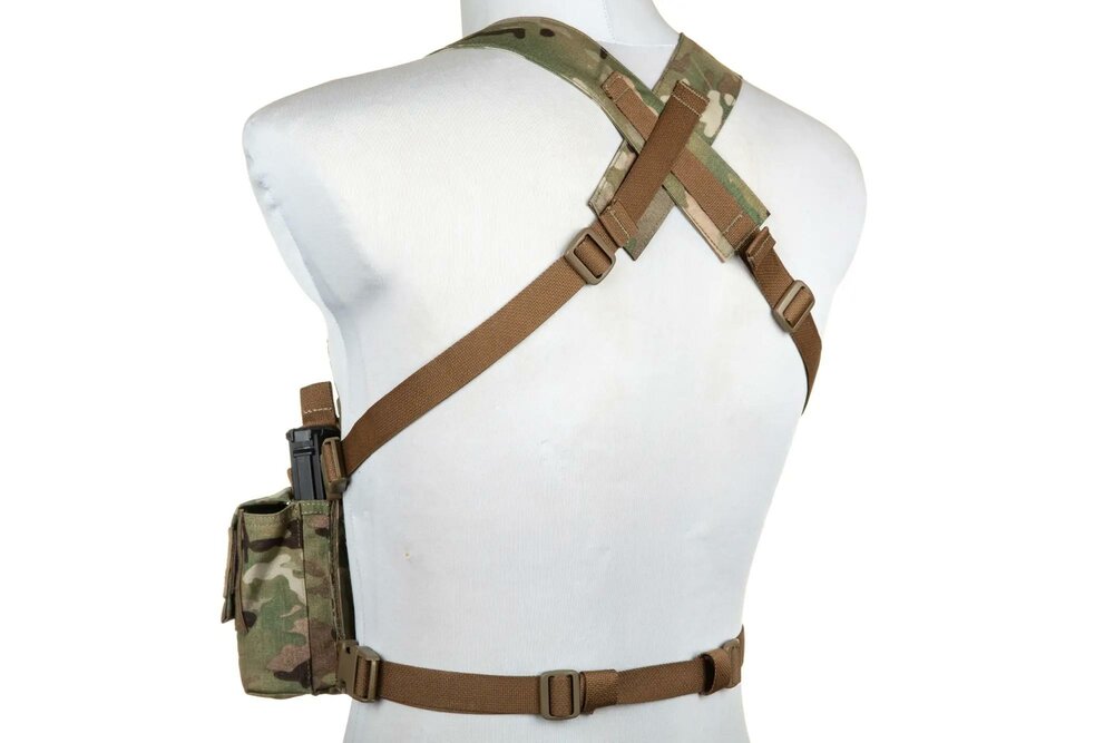 Chest Rig Pew Tactical waistcoat type D3CR-X CR02 Multicam