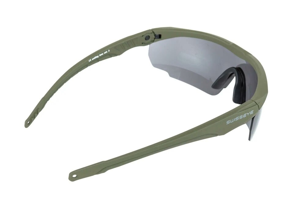 SWISS EYE  BLACKHAWK  Olive Safety Glasses