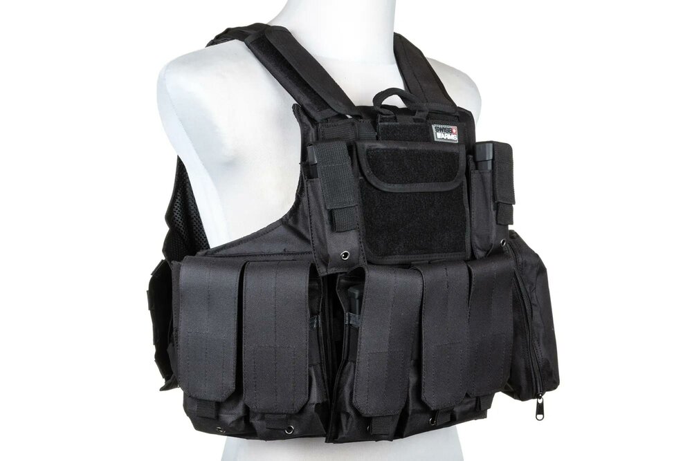 CYBERGUN Swiss Arms CIRAS Tactical Vest Black