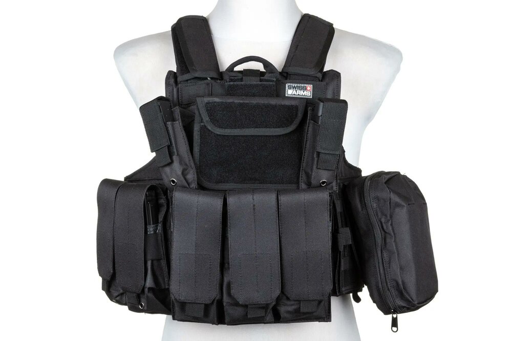 CYBERGUN Swiss Arms CIRAS Tactical Vest Black