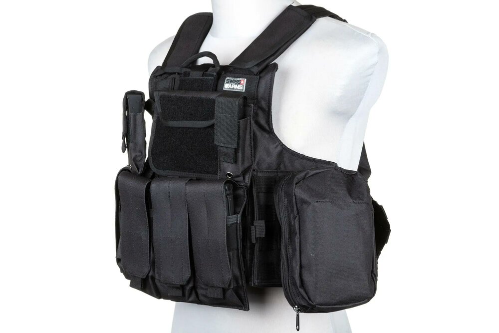 CYBERGUN Swiss Arms CIRAS Tactical Vest Black