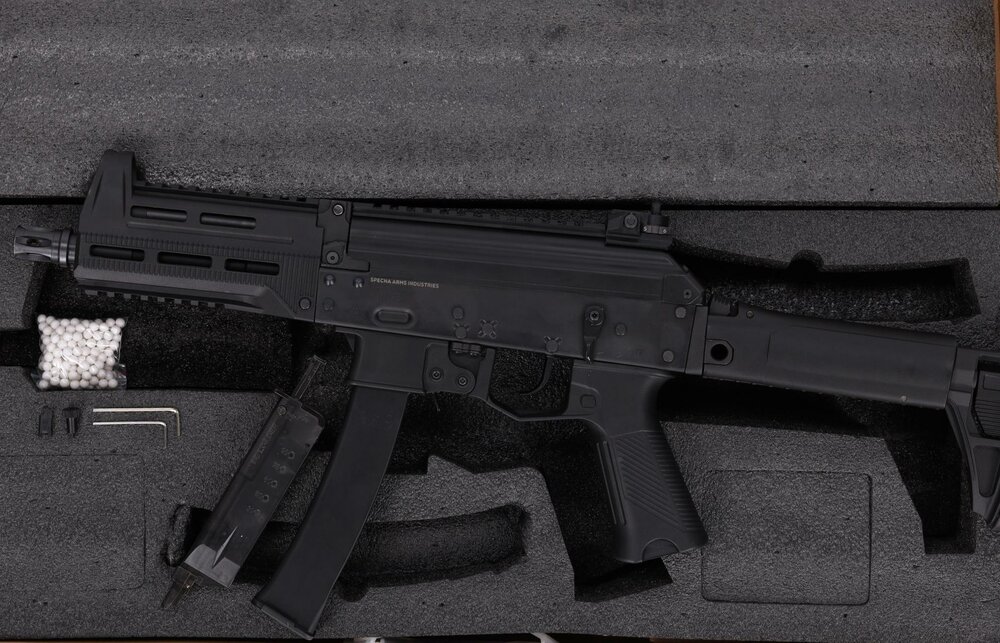 SPECNA ARMS AK SA-J20 VAPOR GBB SMG &ndash; Zwart