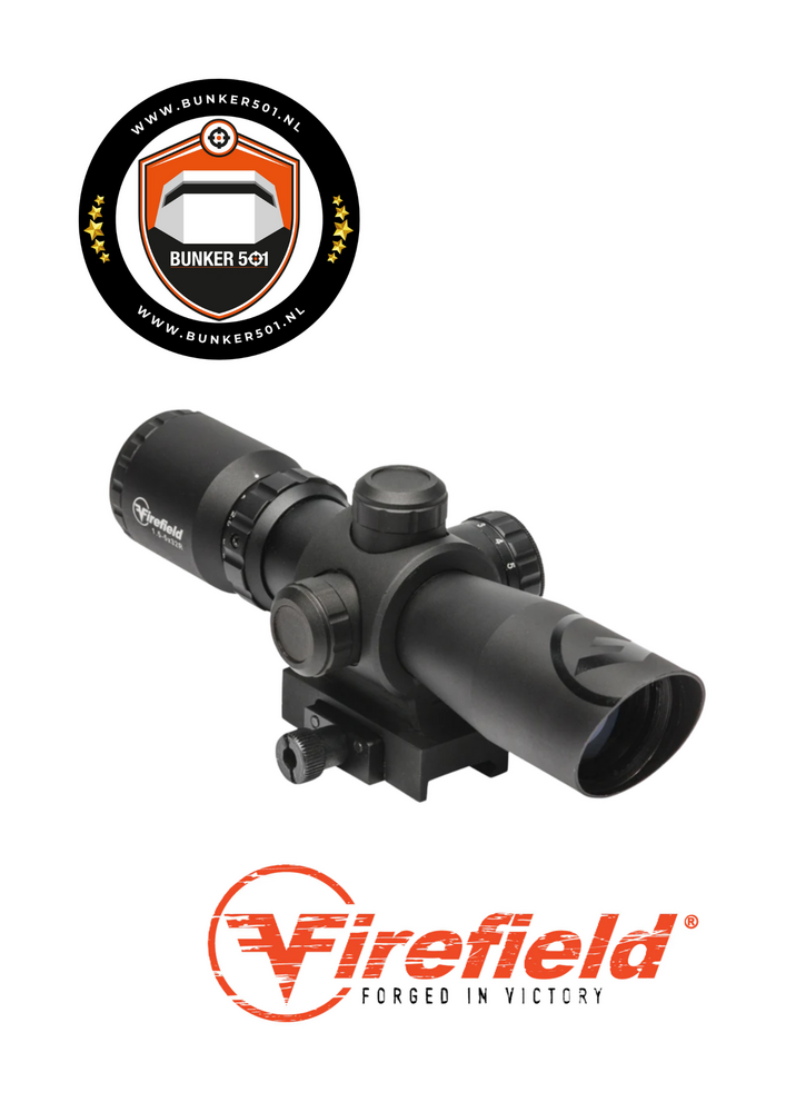 FIREFIELD FF13062 Barrage 1.5-5x32 With Red laser