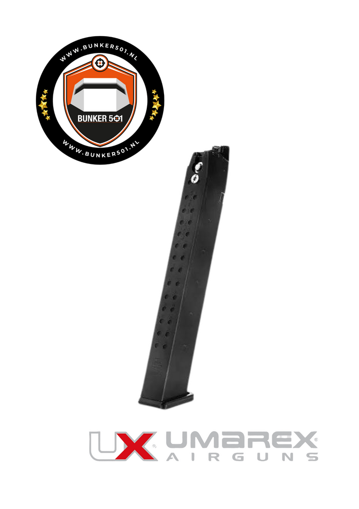 GLOCK 18C Gen.3 Green Gas 50 BB Long Magazine