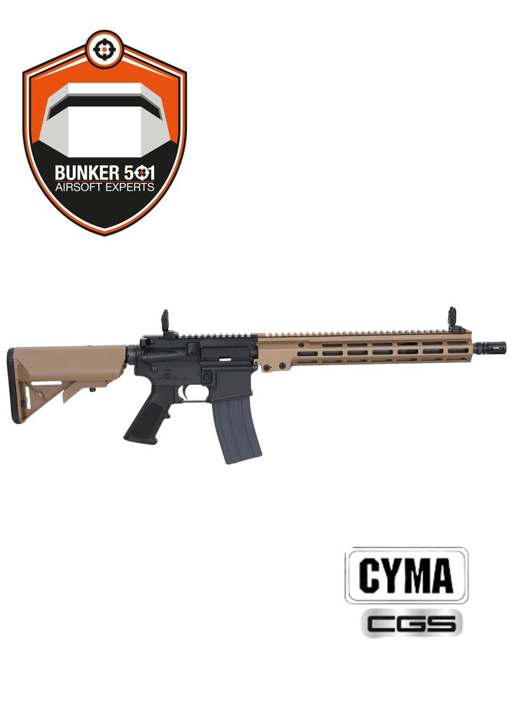 CYMA MK16 CGS GBBR 14.5" Half-Tan