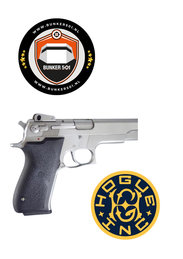 HOGUE GRIP 06010 S&amp;W Full Size Rubber .45 en 10mm.