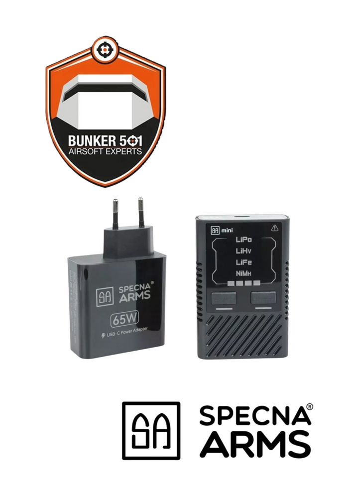 IMars G-Tech Specna Arms USB-C Mini charger with 65W power supply