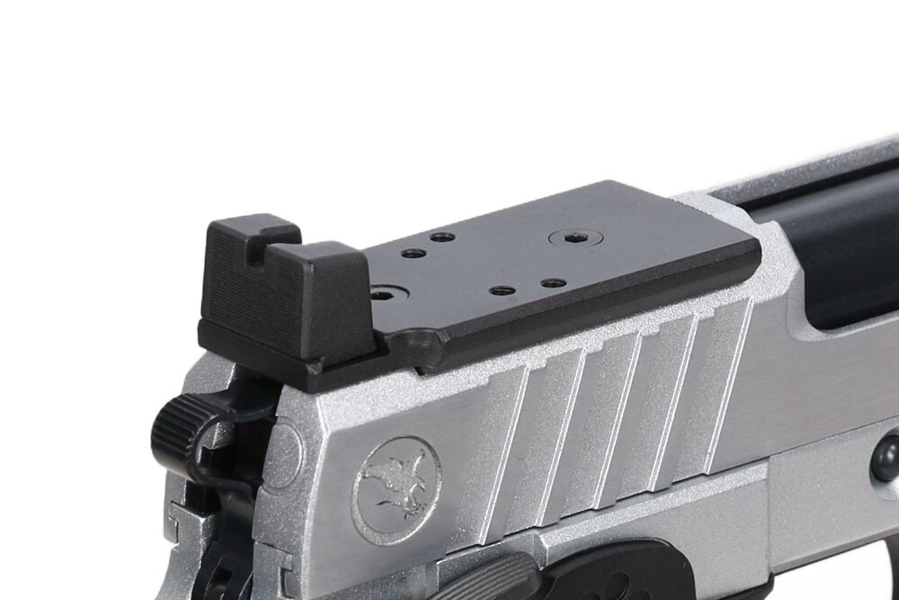 RWA Nighthawk Custom BDS9 GBB Pistol (Optics Ready) &ndash; Silver