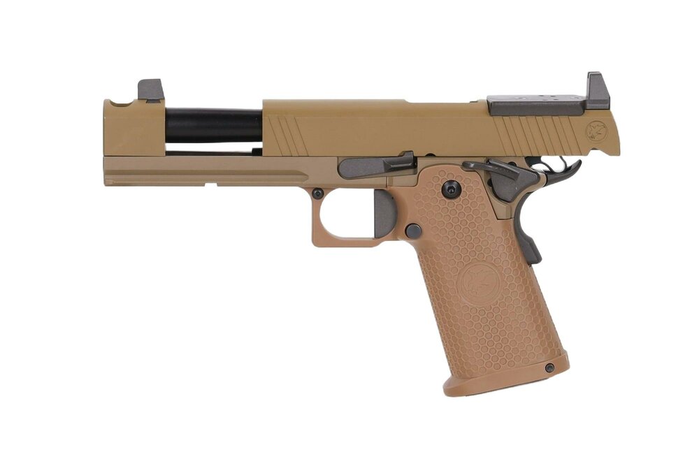 RWA Nighthawk Custom Sand Hawk GBB Pistol (Optics Ready/Suppressor Ready) &ndash; Tan