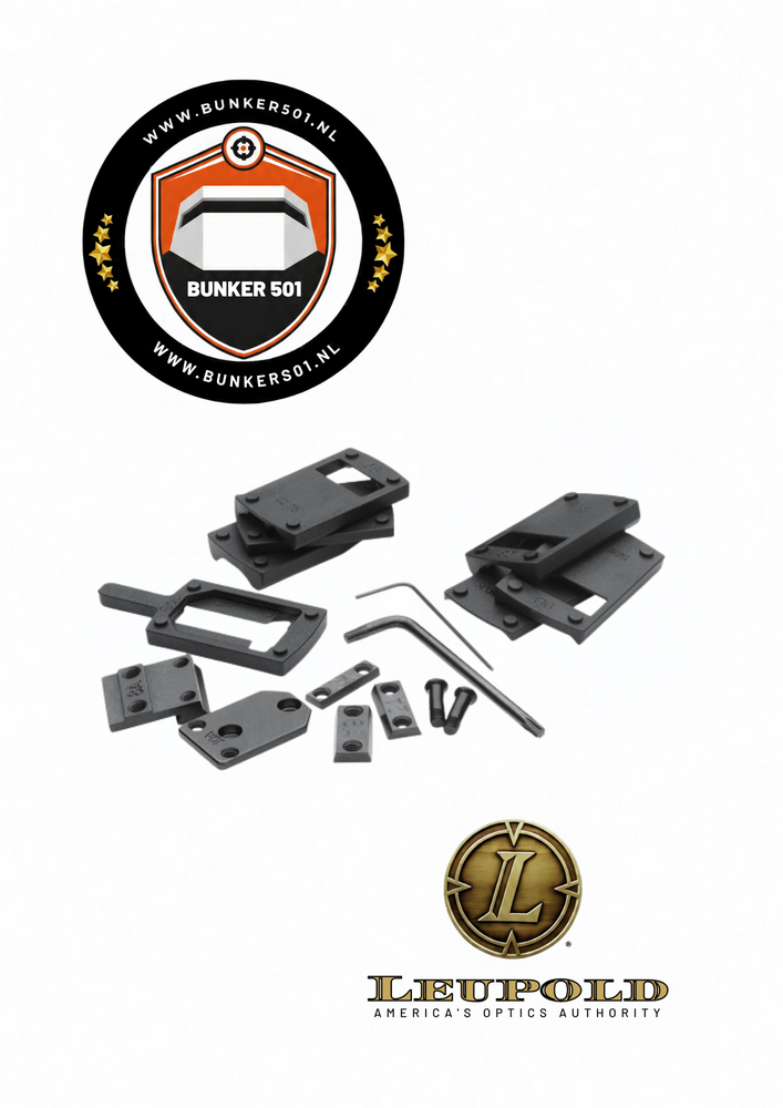 LEUPOLD 120057 DeltaPoint Pro All Mount Kit (Cross Slot, Riser) (Military Only)