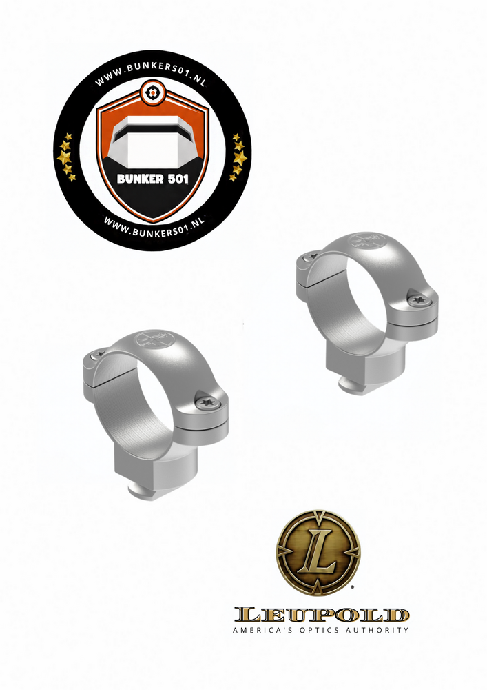 LEUPOLD 52323 DD Medium Rings Silver 1"