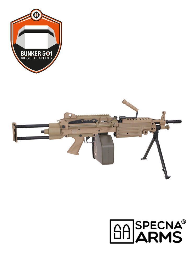 SPECNA ARMS SA-249 PARA CORE Machine Gun Tan