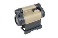 JJ AIRSOFT  M5 red dot sight with 3 mounts Tan